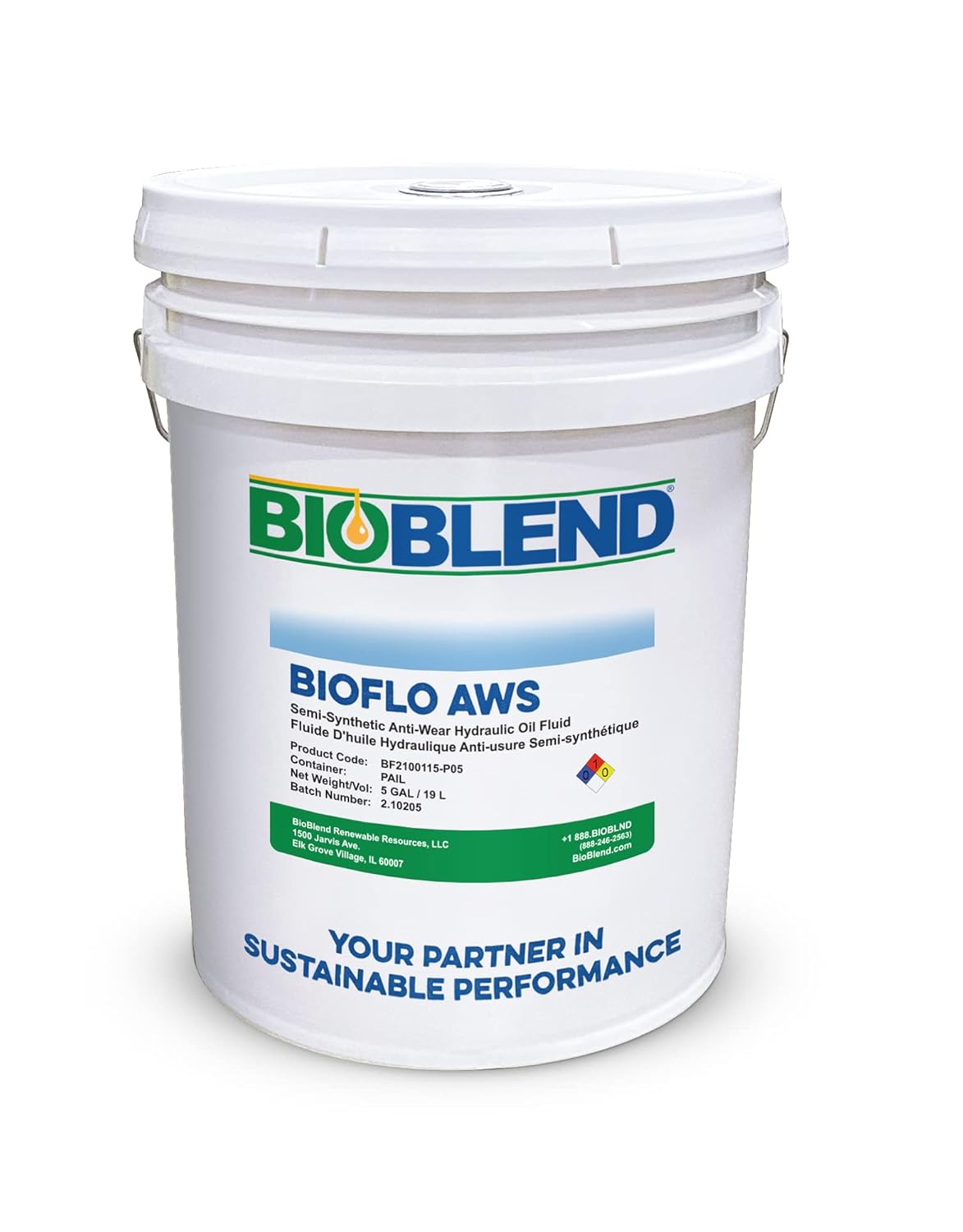 BioBlend BioFlo AWS 22 Hydraulic Oil