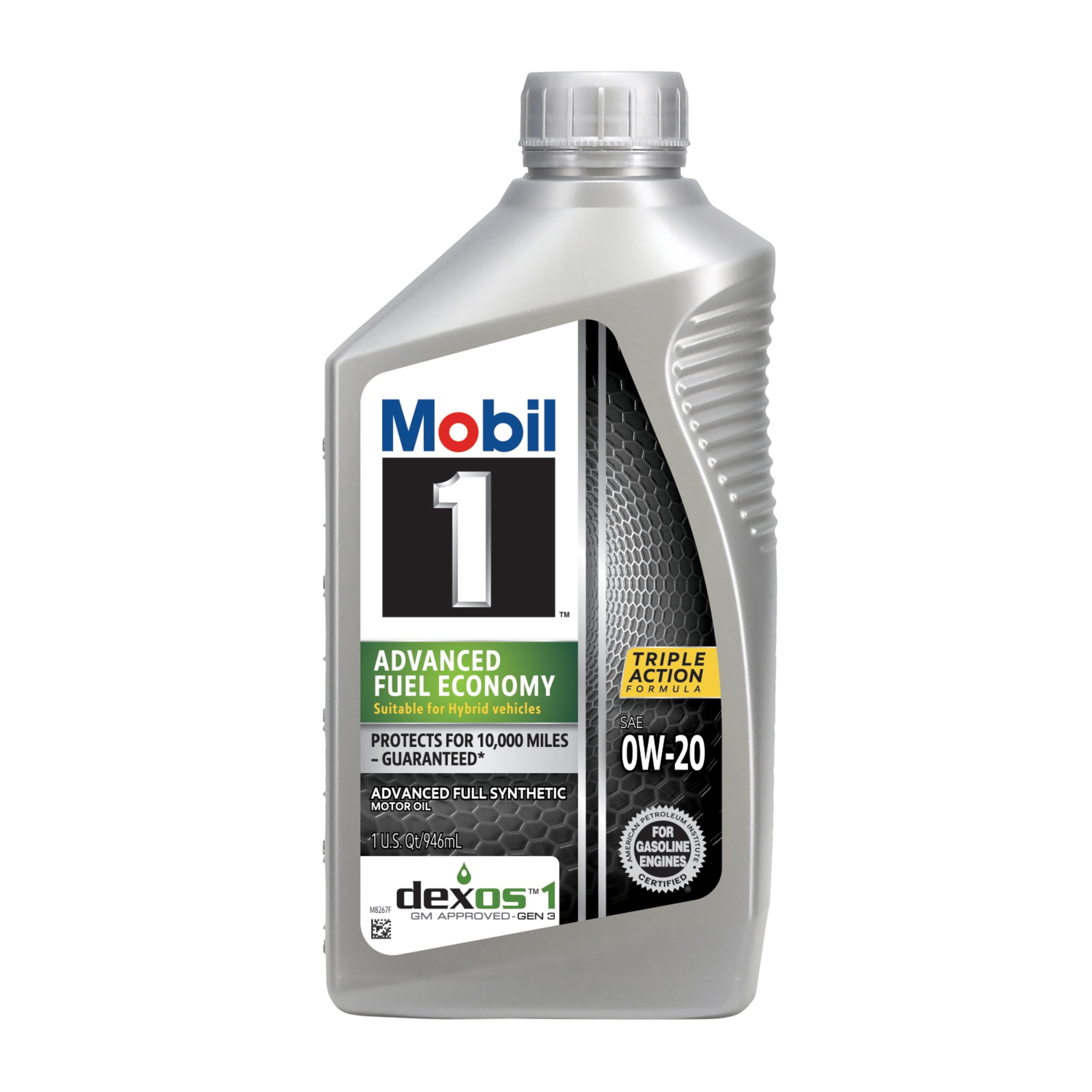 Mobil 1 Advanced Synthetic Dexos 0W-20 Motor Oil
