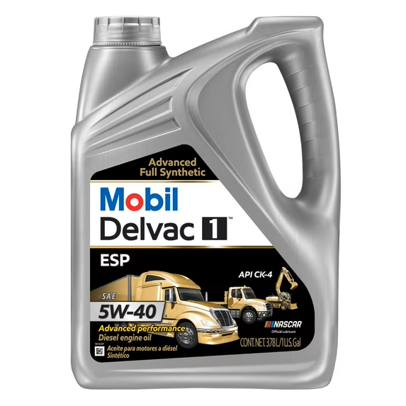 Mobil Delvac 1™ ESP Synthetic 5W-40 Engine Oil